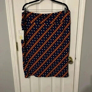 Lularoe Midi Skirt Knee Length NWT